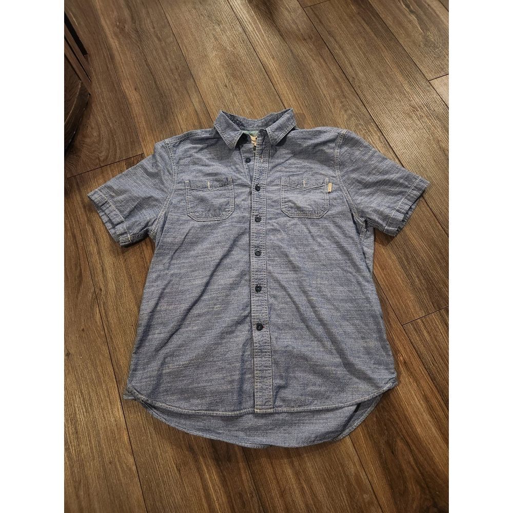 Woolrich Button Front Denim Shirt Men's‎ Size Large